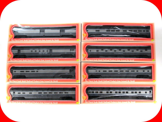 HO Scale **NEW YORK CENTRAL GRAY** Lightweight Passenger 8-Car Set --- IHC 48208