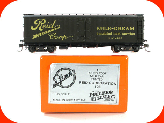 HO Scale BRASS ***REID***  41' Milk & Ice Cream Reefer -- Precision & Iron Horse