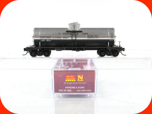 N Scale **PIRRONE & SONS WINE** Tank Car (Grape to Glass) -Micro Trains 06500066