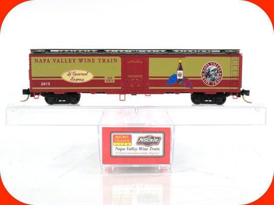 N Scale ***NAPA VALLEY WINE TRAIN*** Express Reefer -Micro Trains Special **RARE