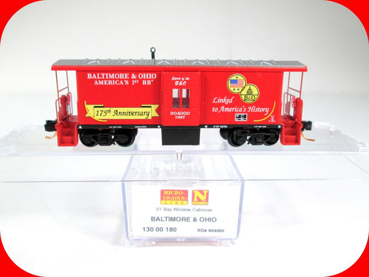 N Scale **SPIRIT of B&O** 175th Anniv Caboose CSXT 904000, Micro Trains 13000180