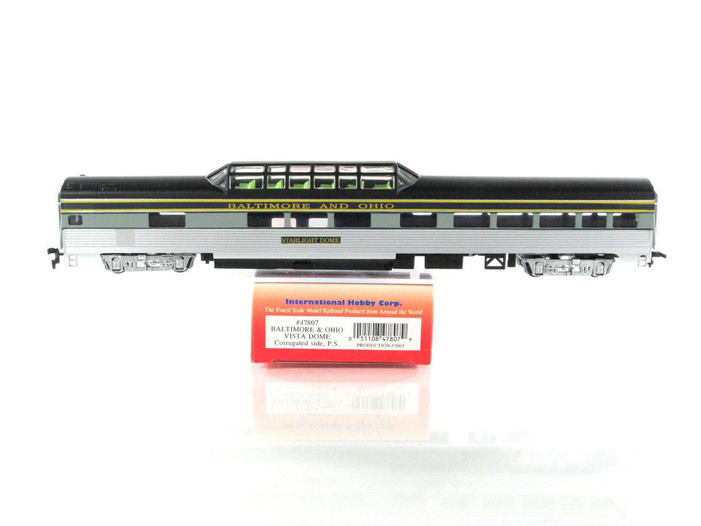 HO Scale ***BALTIMORE & OHIO*** Lightweight Passenger Car 8-Pack Set - IHC 47808