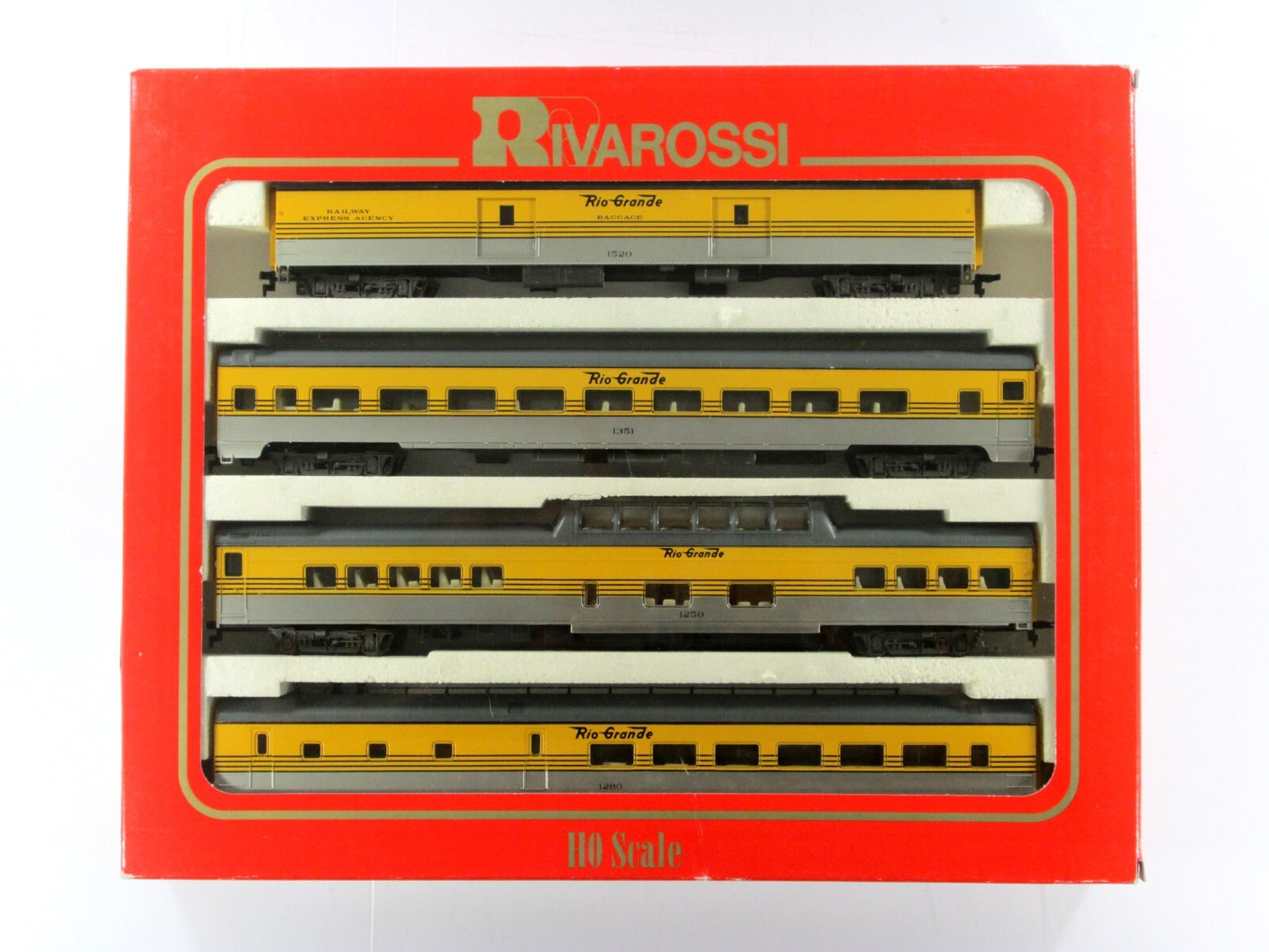 HO Scale ***DENVER & RIO GRANDE WESTERN*** 1930s Passenger Set A -Rivarossi 6936