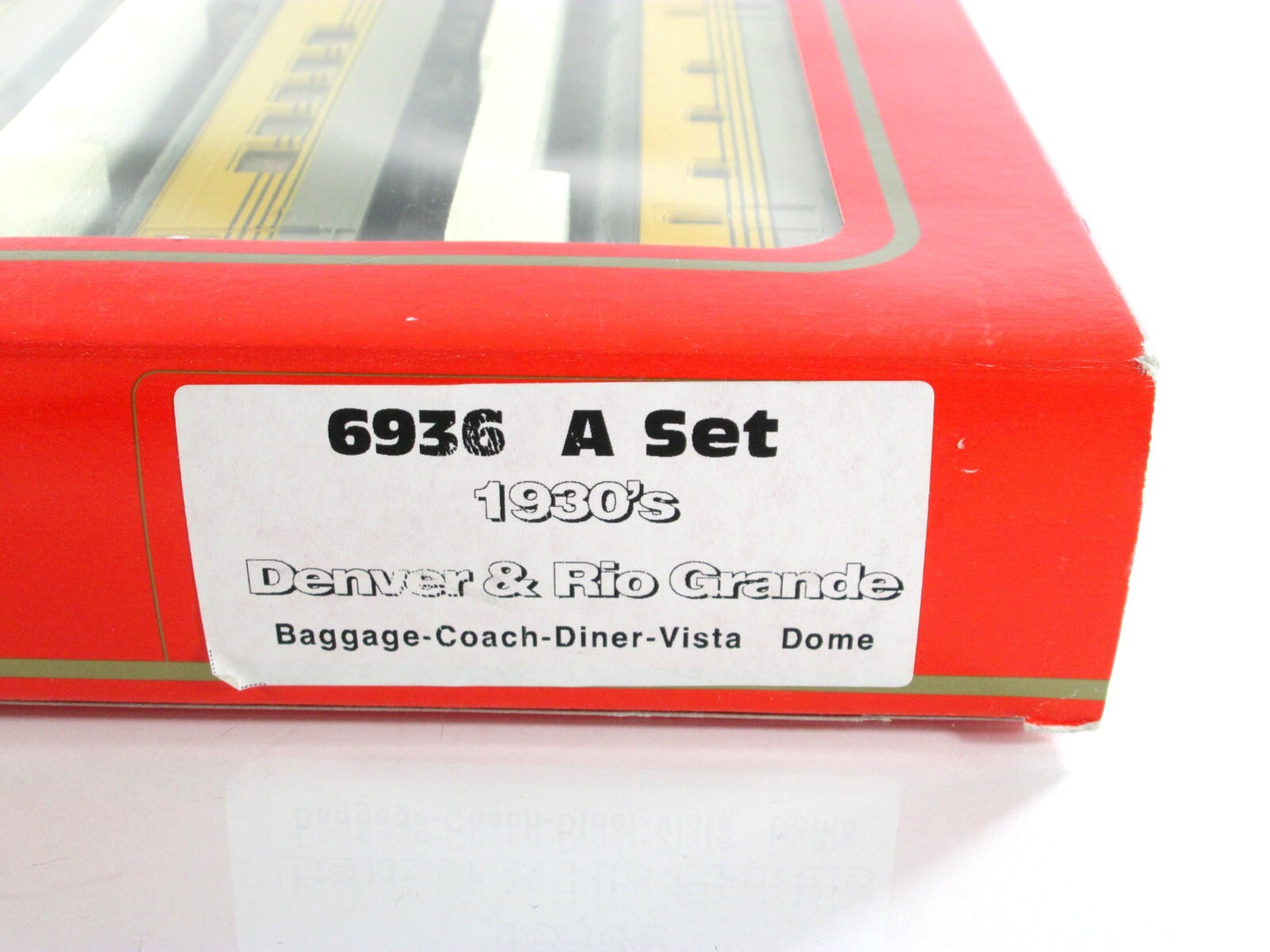 HO Scale ***DENVER & RIO GRANDE WESTERN*** 1930s Passenger Set A -Rivarossi 6936