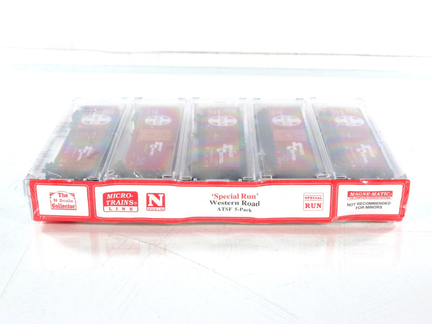 N Scale **SANTA FE - WESTERN ROAD** Box Car 5-Pack - Micro Trains Special **RARE