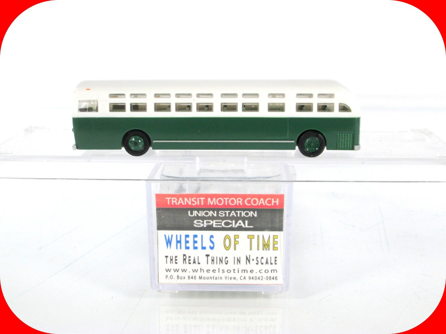 N Scale ***UNION STATION SPECIAL*** Transit Motor Coach - WHEELS of TIME 90171