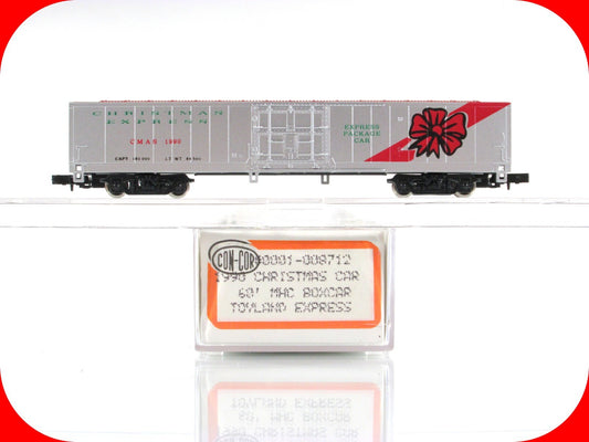 N Scale **CHRISTMAS TOYLAND EXPRESS** Package MHC 60' Box Car 1990, Con-Cor 8712