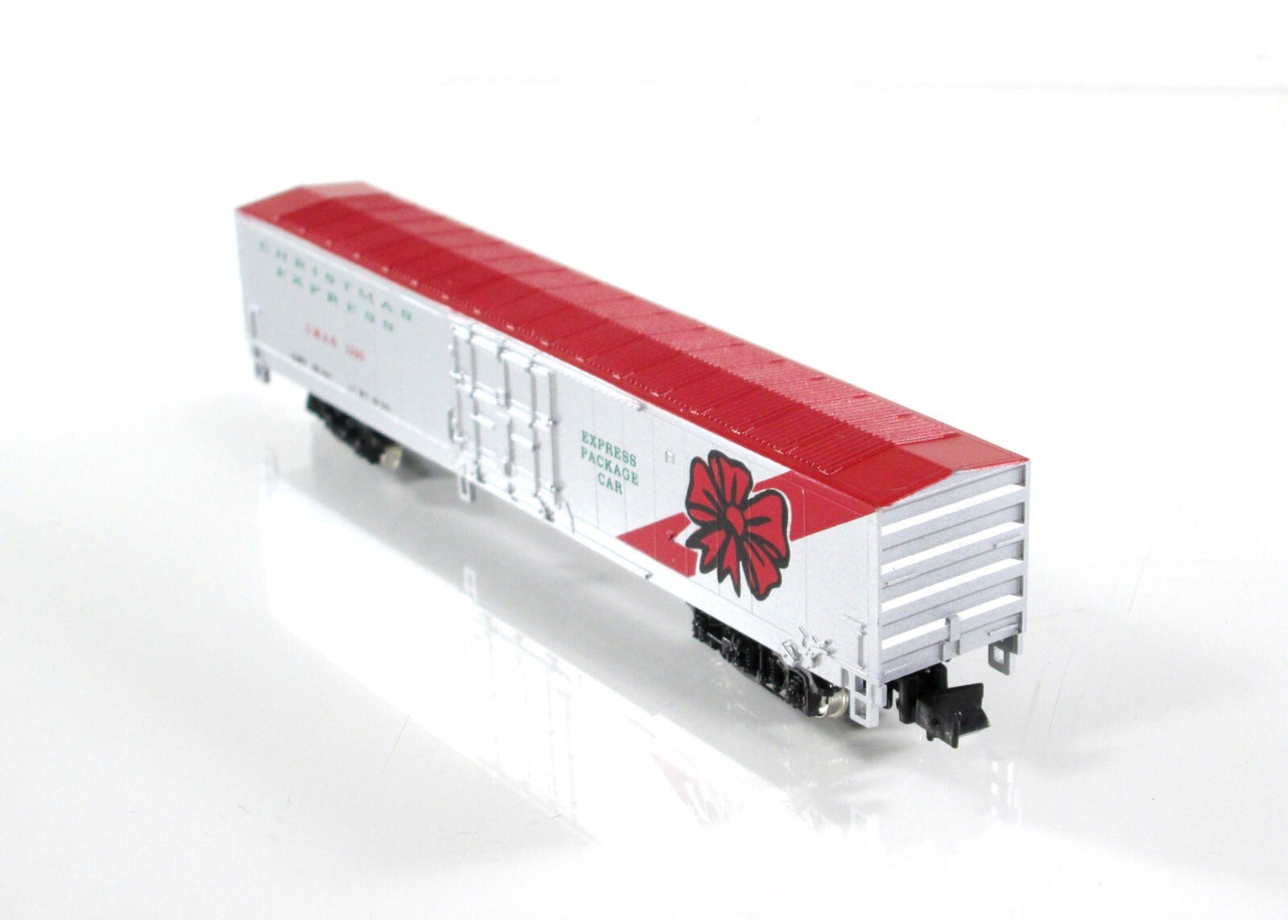 N Scale **CHRISTMAS TOYLAND EXPRESS** Package MHC 60' Box Car 1990, Con-Cor 8712