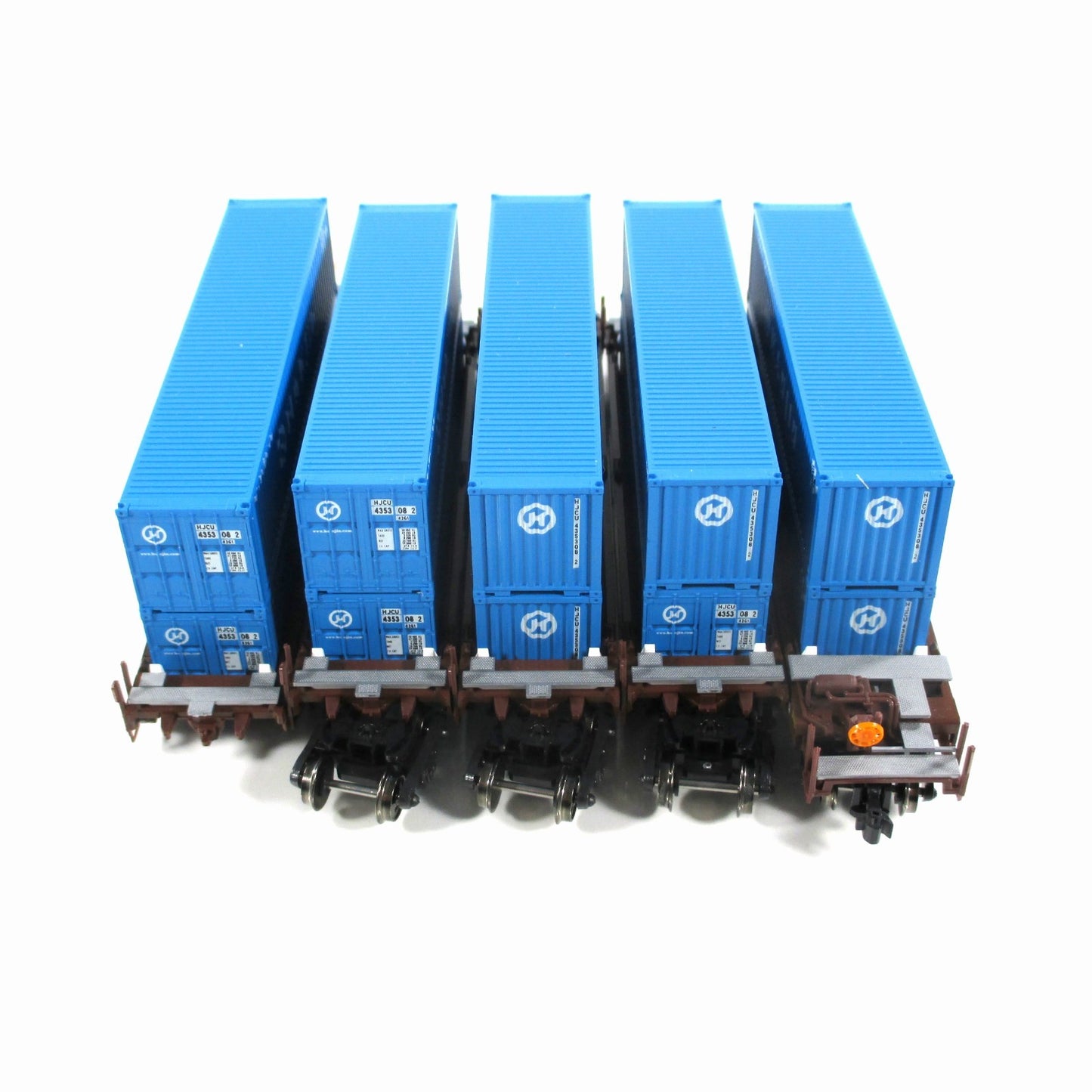 N Scale ***AOK, HANJIN*** Gunderson MAXI-I Well Stack Car #58101 - Kato 106-6155