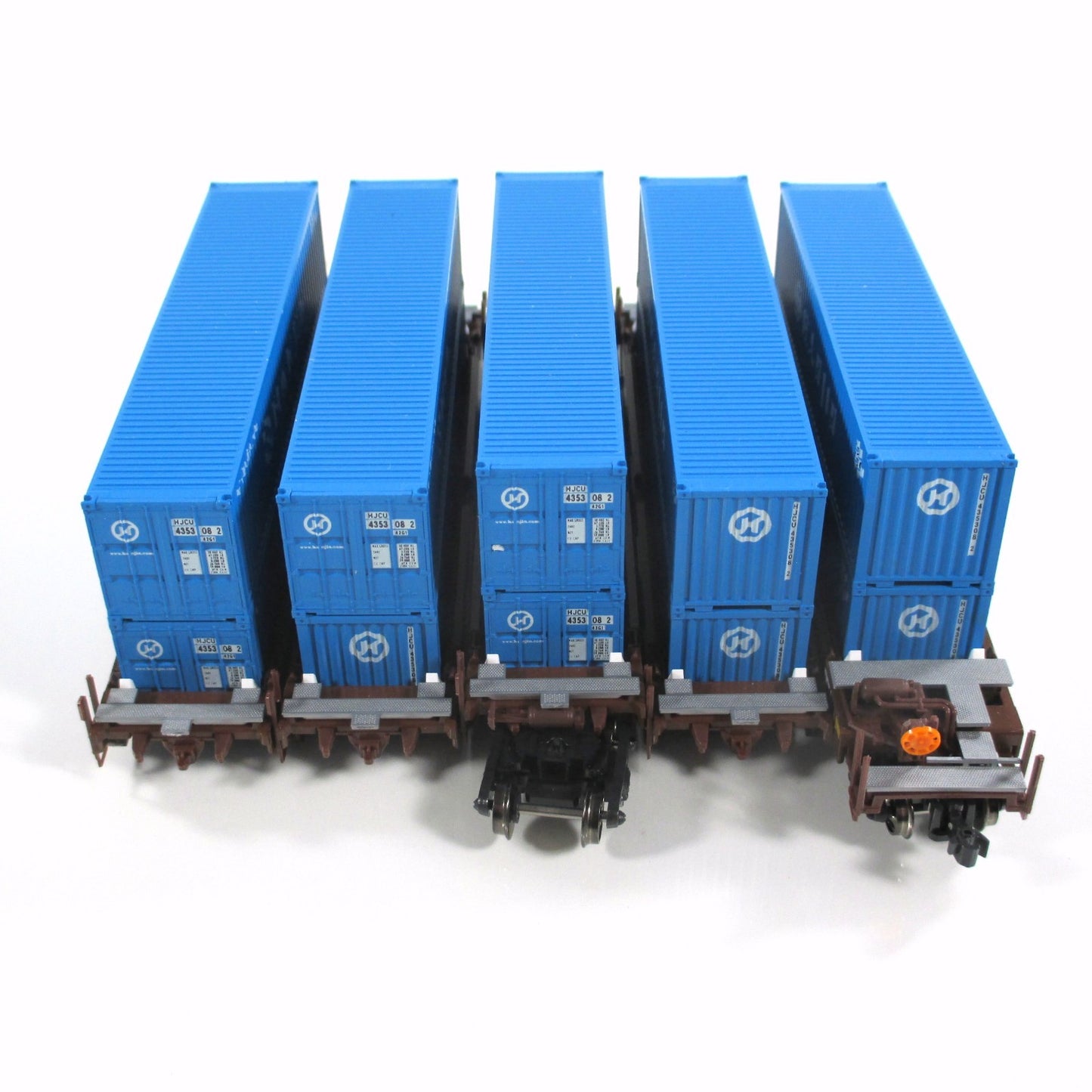 N Scale ***AOK, HANJIN*** Gunderson MAXI-I Well Stack Car #58101 - Kato 106-6155