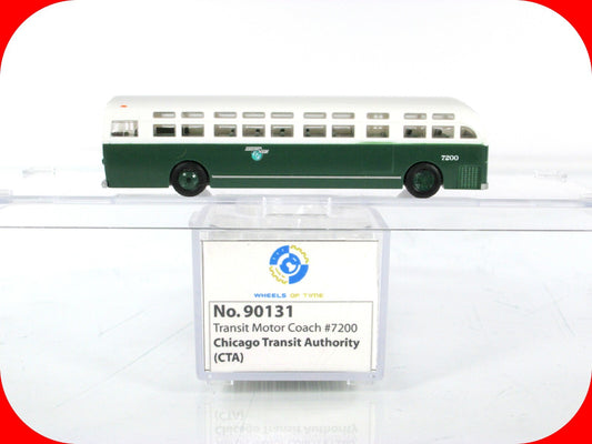 N Scale ***CHICAGO TRANSIT AUTHORITY*** Motor Coach #7200 - WHEELS of TIME 90131