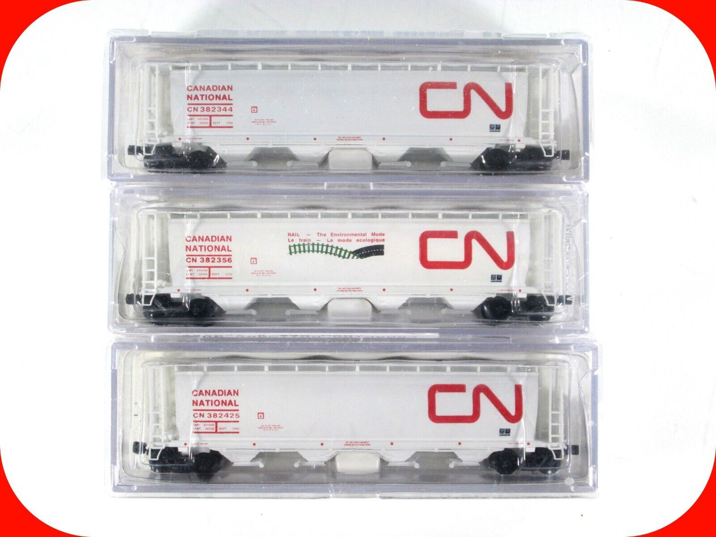 N Scale **CANADIAN NATIONAL** Hopper 3-Set 1 - Intermountain PWRS Special *RARE*