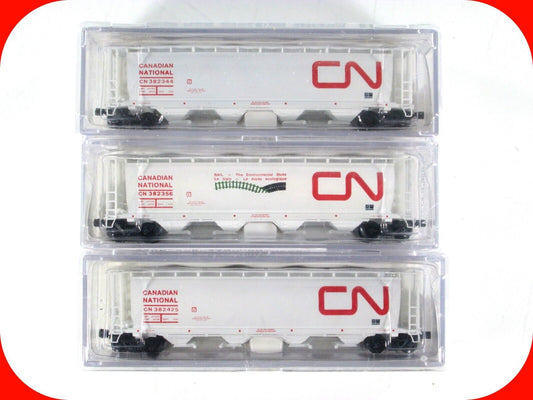 N Scale **CANADIAN NATIONAL** Hopper 3-Set 1 - Intermountain PWRS Special *RARE*