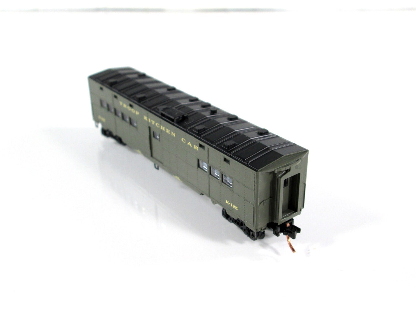 N Scale ***UNITED STATES ARMY*** 50' Troop Kitchen, K-125 -- Micro Trains 118010