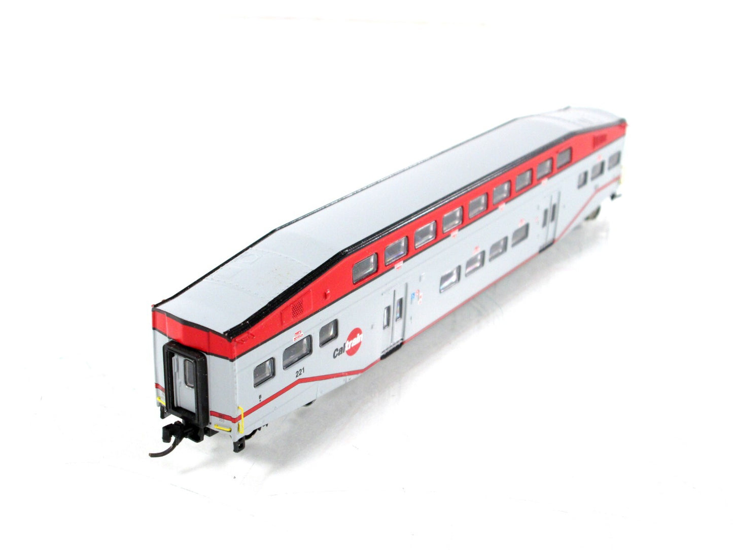 N Scale **CALTRAIN*** Bombardier Commuter Coach #221 - Athearn 26006 **VERY RARE