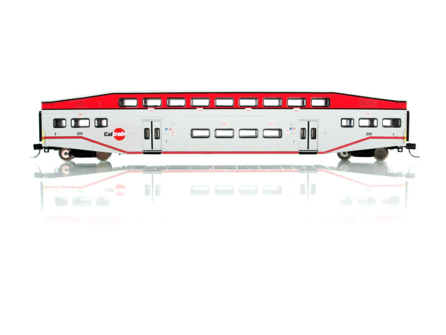 N Scale **CALTRAIN** Bombardier Commuter Coach #225 - Athearn 26007 **RARE