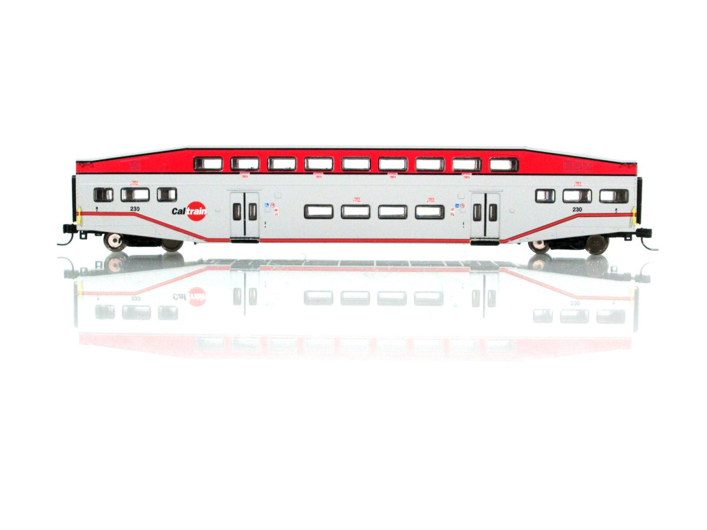 N Scale **CALTRAIN** Bombardier Commuter Coach #230 - Athearn 26007 **RARE