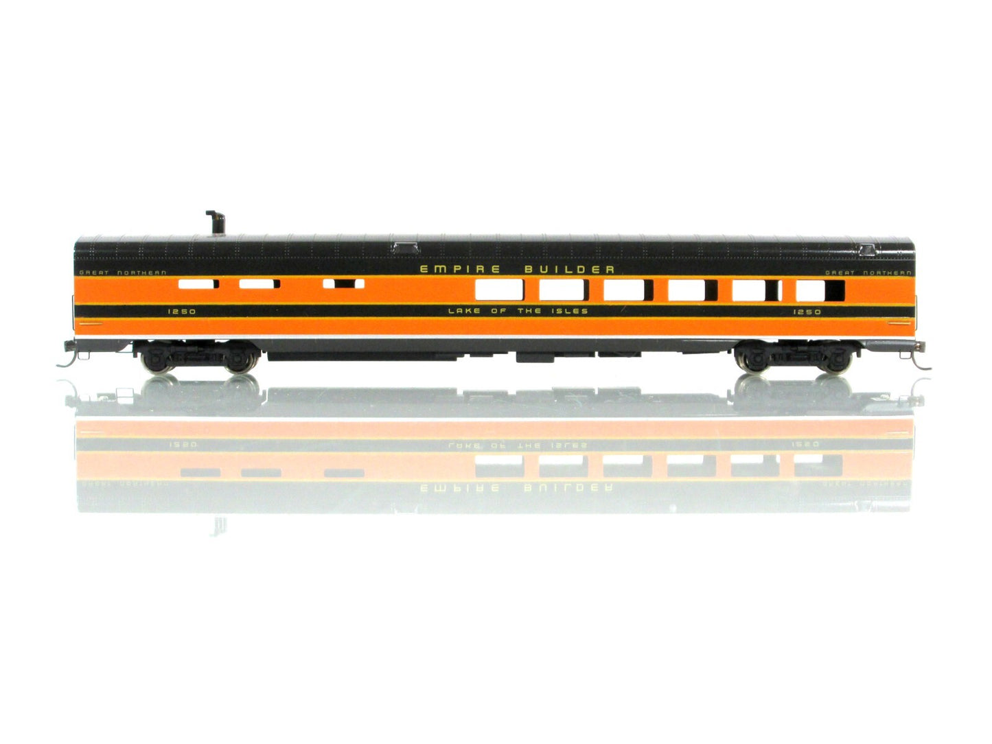 HO Scale BRASS **GREAT NORTHERN* LAKE of the ISLES Diner - Soho 1409, Knuckle Cp