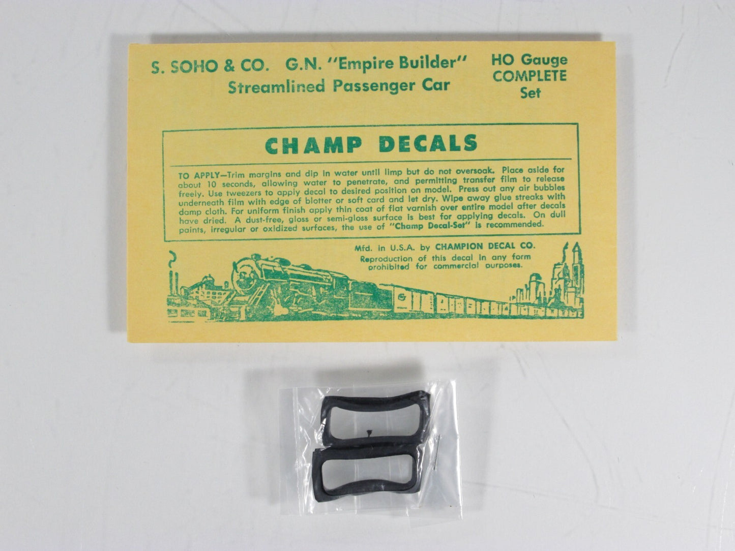 HO Scale BRASS **GREAT NORTHERN* LAKE of the ISLES Diner - Soho 1409, Knuckle Cp
