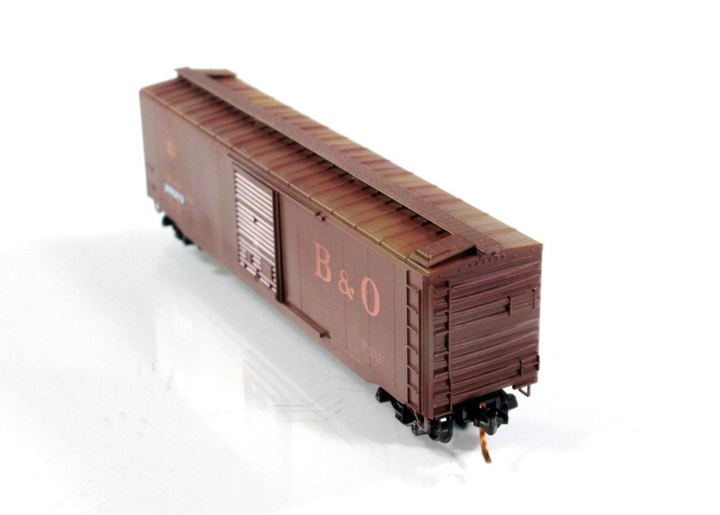 N Scale *BALTIMORE & OHIO* Weathered 50' Box Car #299202 - Micro Trains 03144390