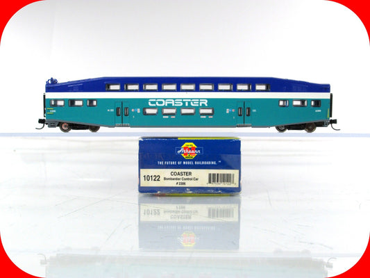 N Scale ***SAN DIEGO COASTER*** Bombardier Control Car #2306 -- Athearn 10122