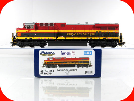 HO Scale *KANSAS CITY SOUTHERN* AC4400 #4601 -Athearn G31654, DCC Tsunami2 Sound