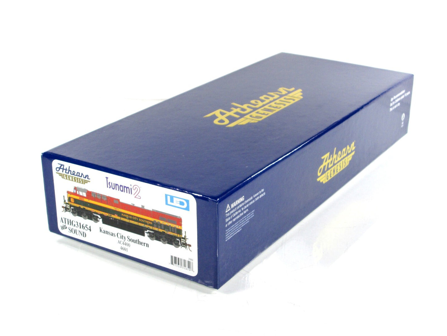 HO Scale *KANSAS CITY SOUTHERN* AC4400 #4601 -Athearn G31654, DCC Tsunami2 Sound