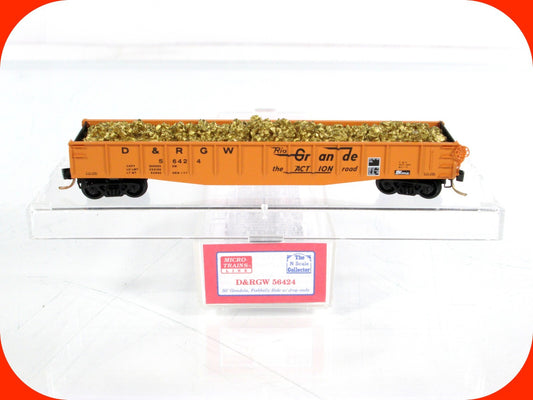 N Scale ***DENVER RIO GRANDE*** Molybdenum Gondola #56424 - Micro Trains Special