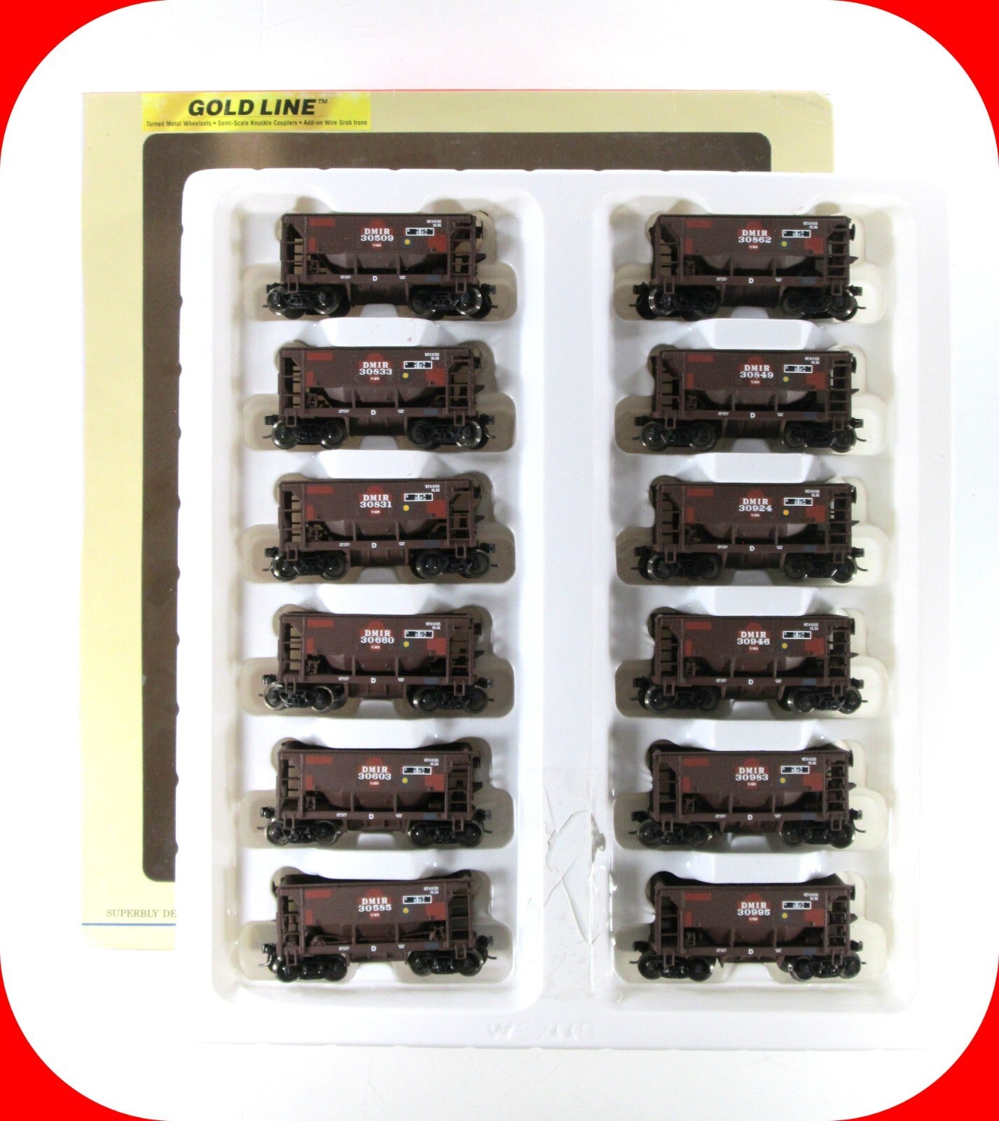 HO Scale ***DULUTH, MISSABE & IRON RANGE*** Ore Car 12-Pack -- Walthers 932-4472