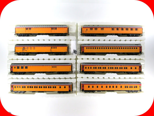 HO Scale ***MILWAUKEE ROAD*** Heavyweight Passenger Car 8-Pack Set --- IHC 49408