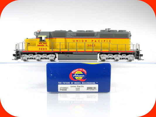 HO Scale ***UNION PACIFIC*** SD40 Locomotive #3003 - Athearn ATH98821, DCC Sound