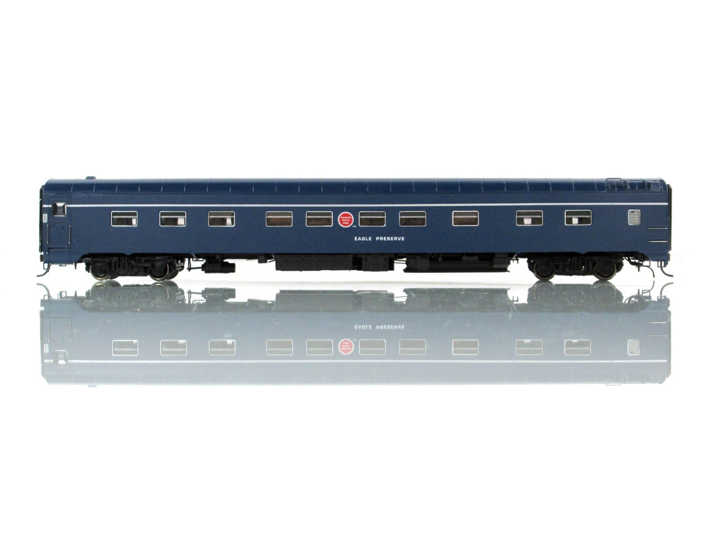 HO Scale *MISSOURI PACIFIC Eagle Preserve* Sleeper - Rapido 104059, Lights *RARE