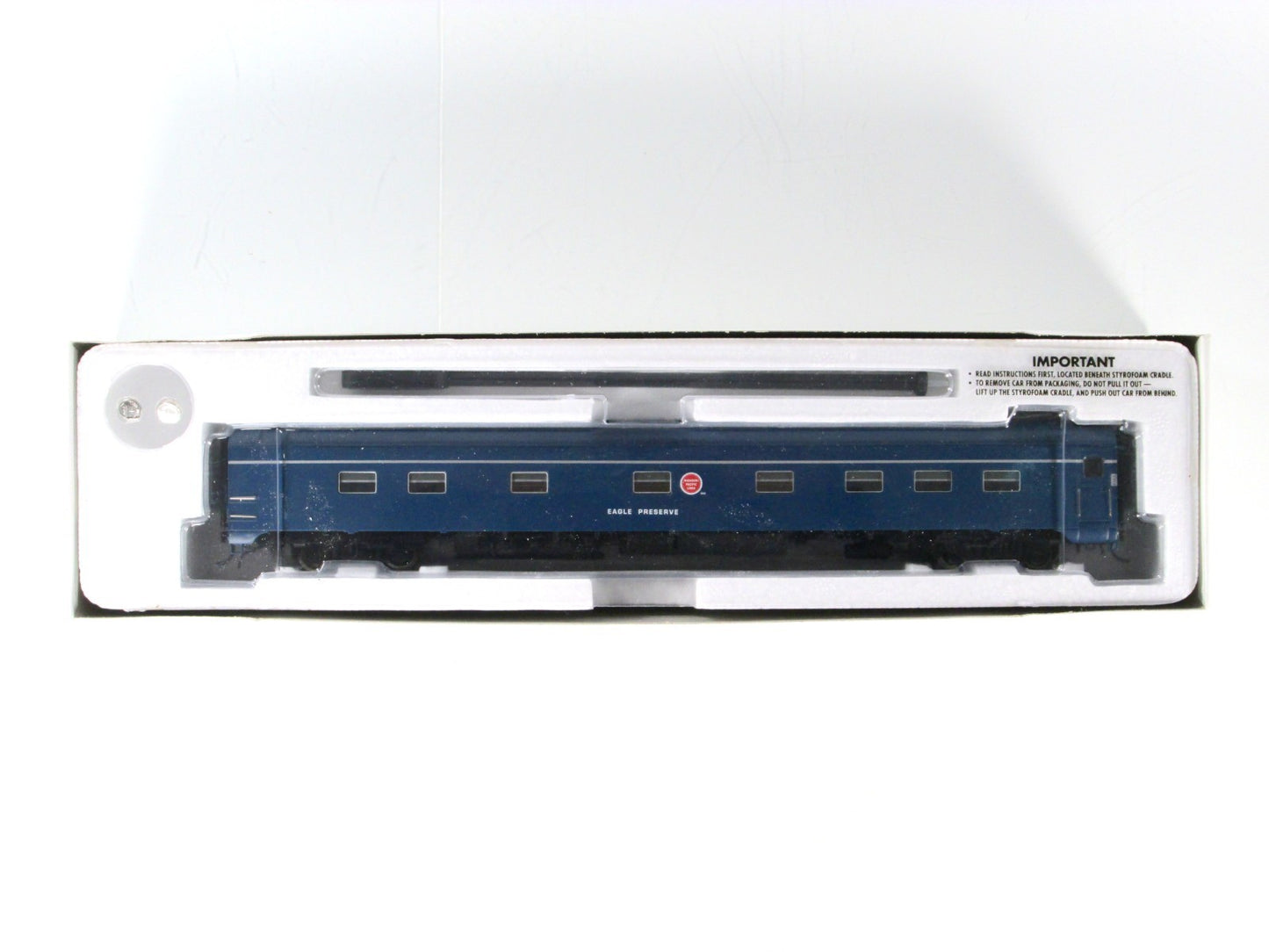 HO Scale *MISSOURI PACIFIC Eagle Preserve* Sleeper - Rapido 104059, Lights *RARE