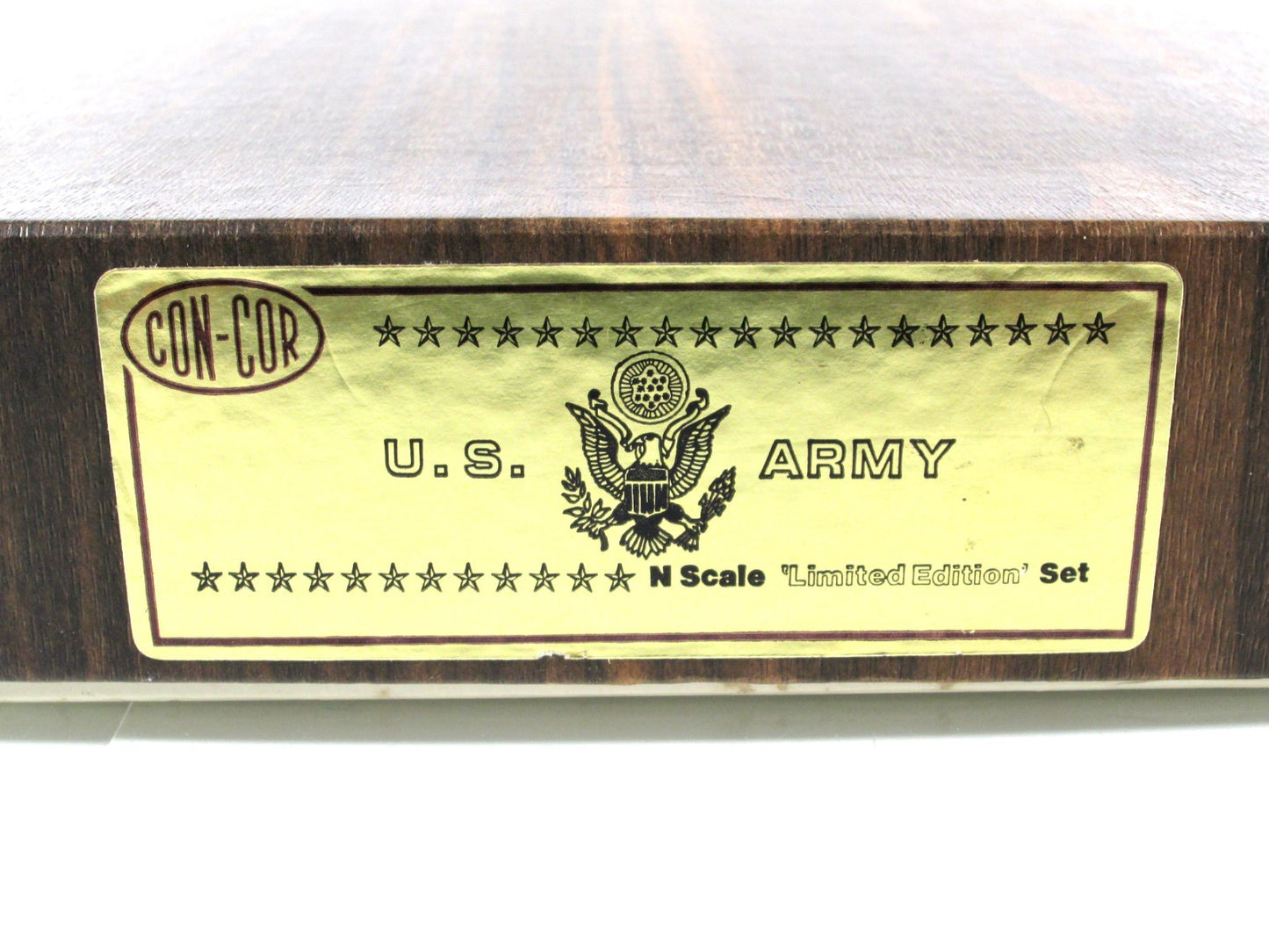 N Scale **US ARMY** Steam Locomotive & Military Passenger Set - Con-Cor, Limited