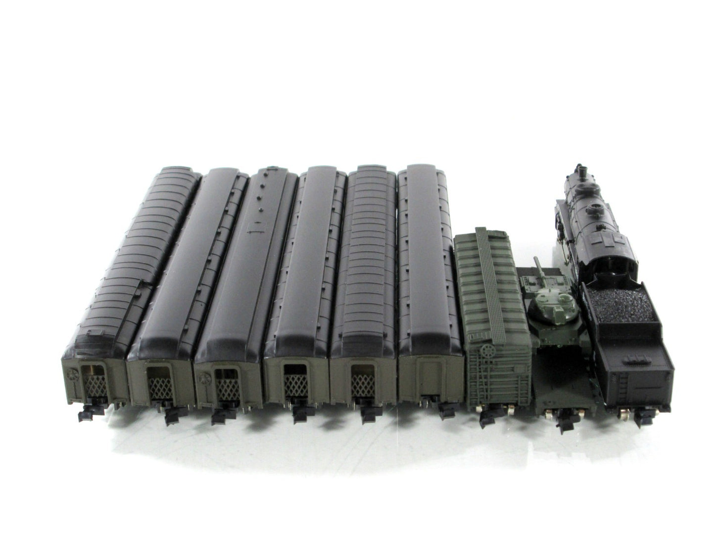 N Scale **US ARMY** Steam Locomotive & Military Passenger Set - Con-Cor, Limited