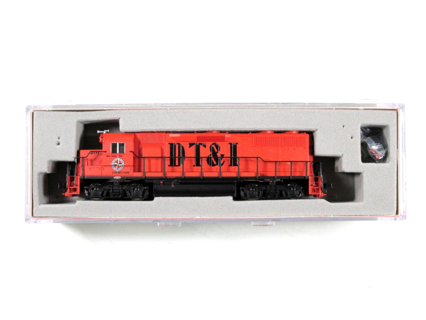 N Scale ***DETROIT TOLEDO & IRONTON*** GP-38 #201 - Atlas 48905, DCC Ready *RARE