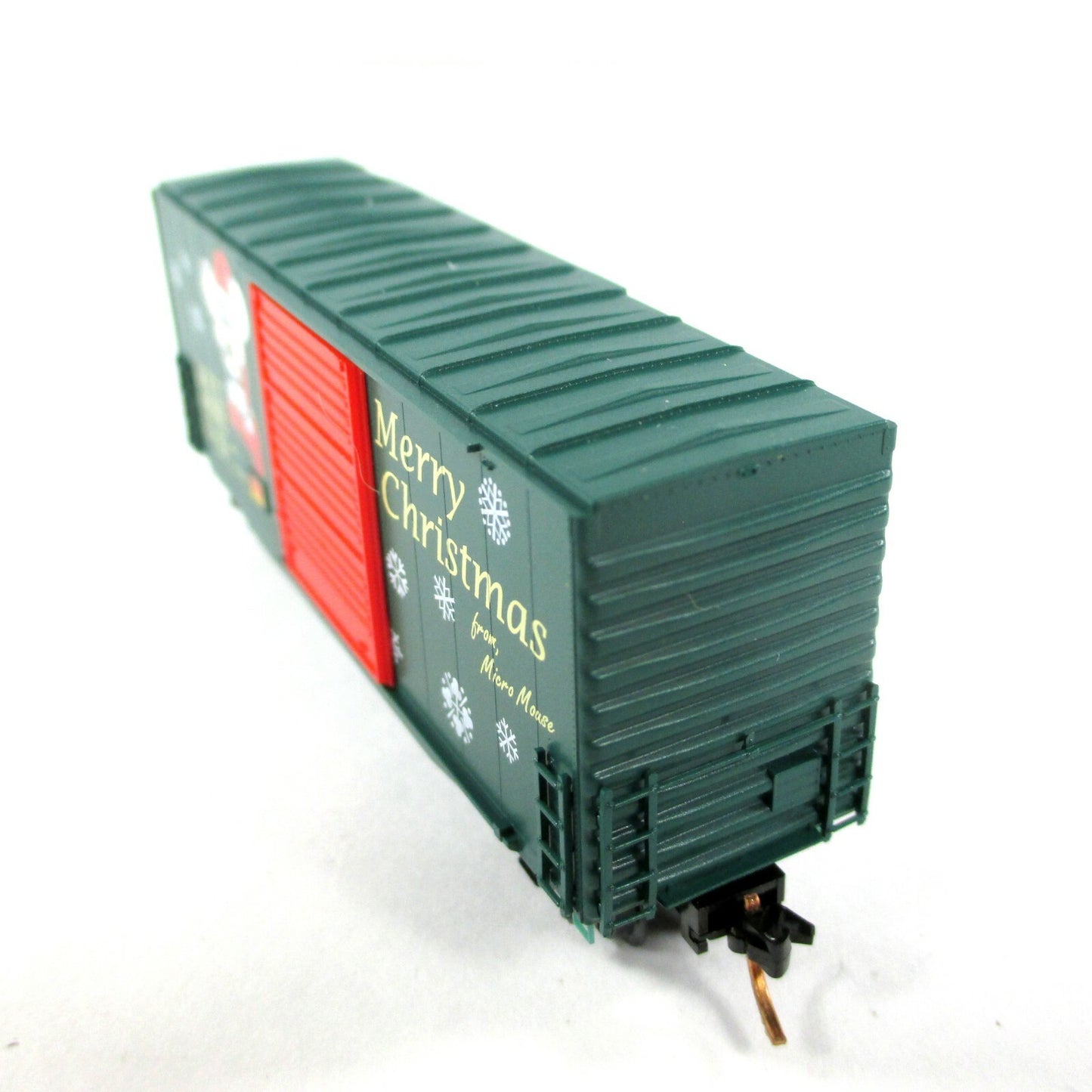 N Scale MERRY CHRISTMAS Holiday 2008 Hi-Cube 40' Box Car --Micro Trains 10100070