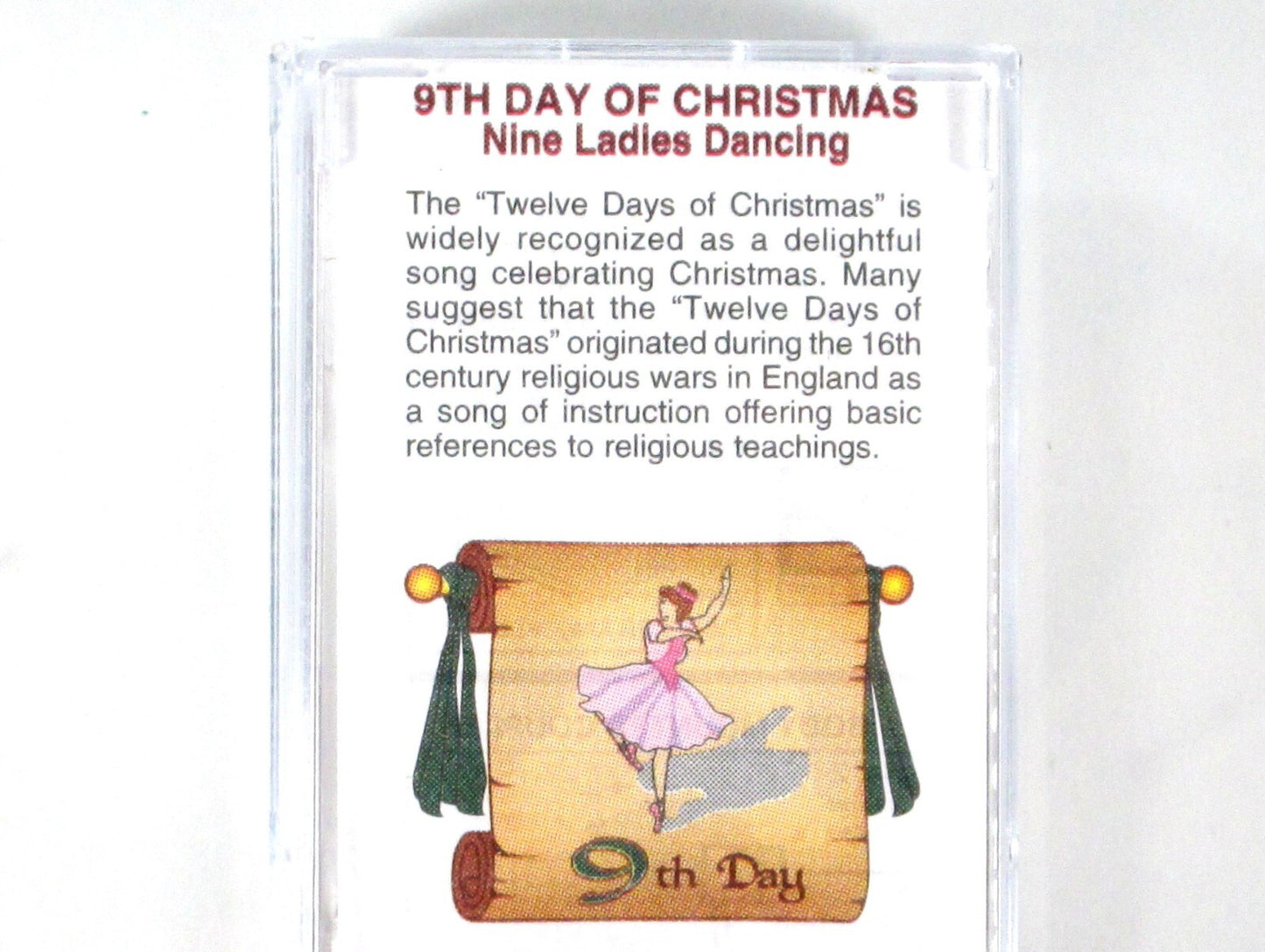 Z Scale **NINE LADIES DANCING** 12 Days Christmas Box Car -Micro Trains 50200390