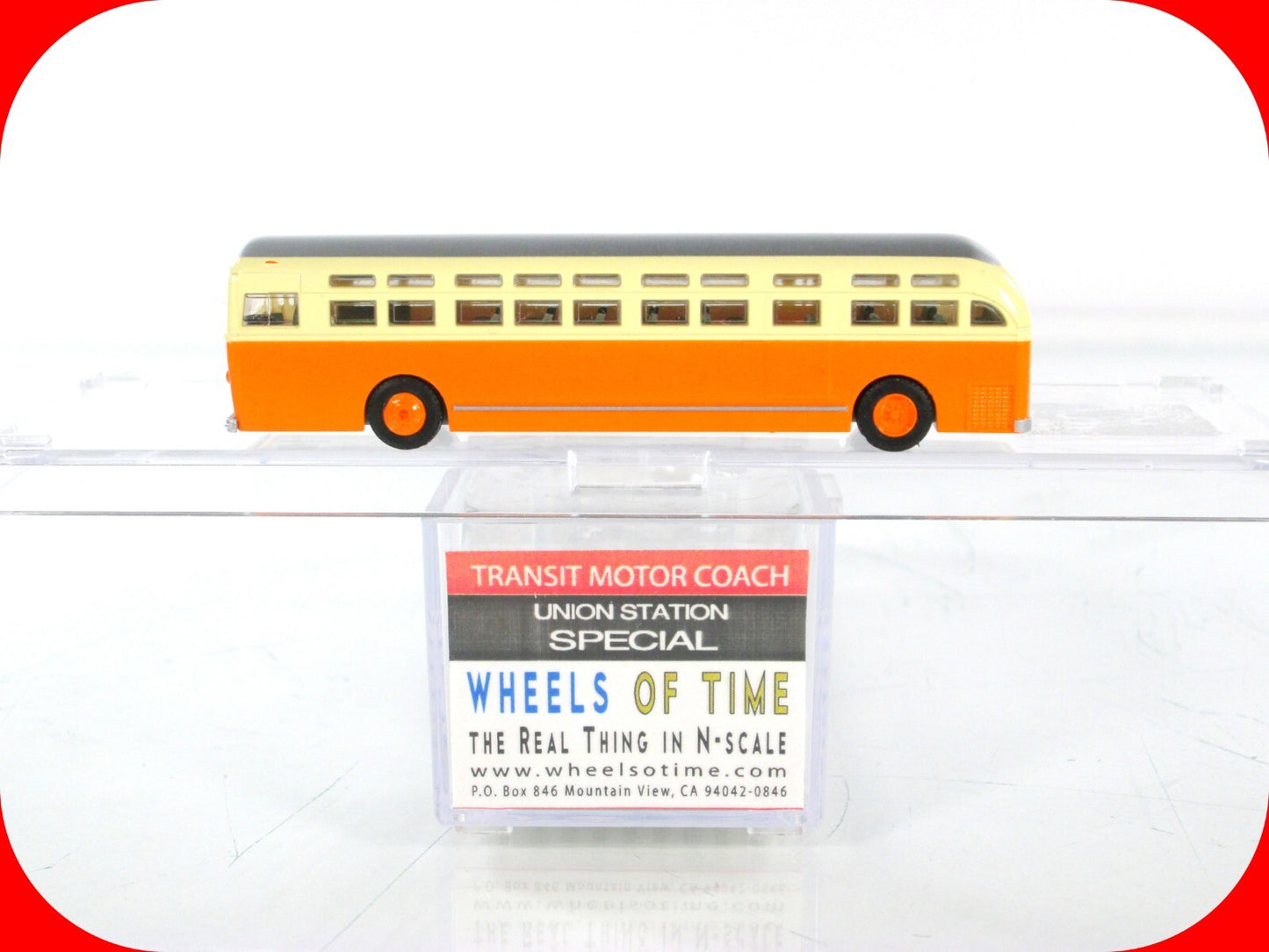 N Scale ***UNION STATION SPECIAL*** Transit Motor Coach - WHEELS of TIME 90081
