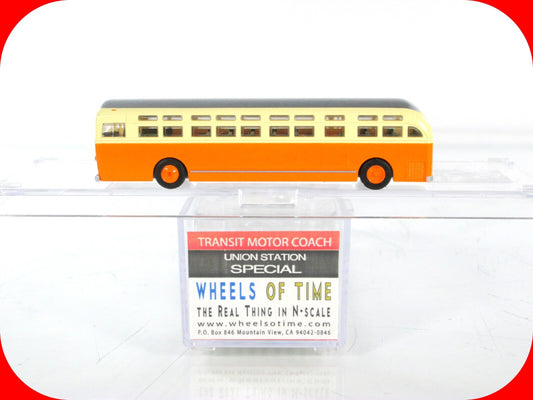 N Scale ***UNION STATION SPECIAL*** Transit Motor Coach - WHEELS of TIME 90081