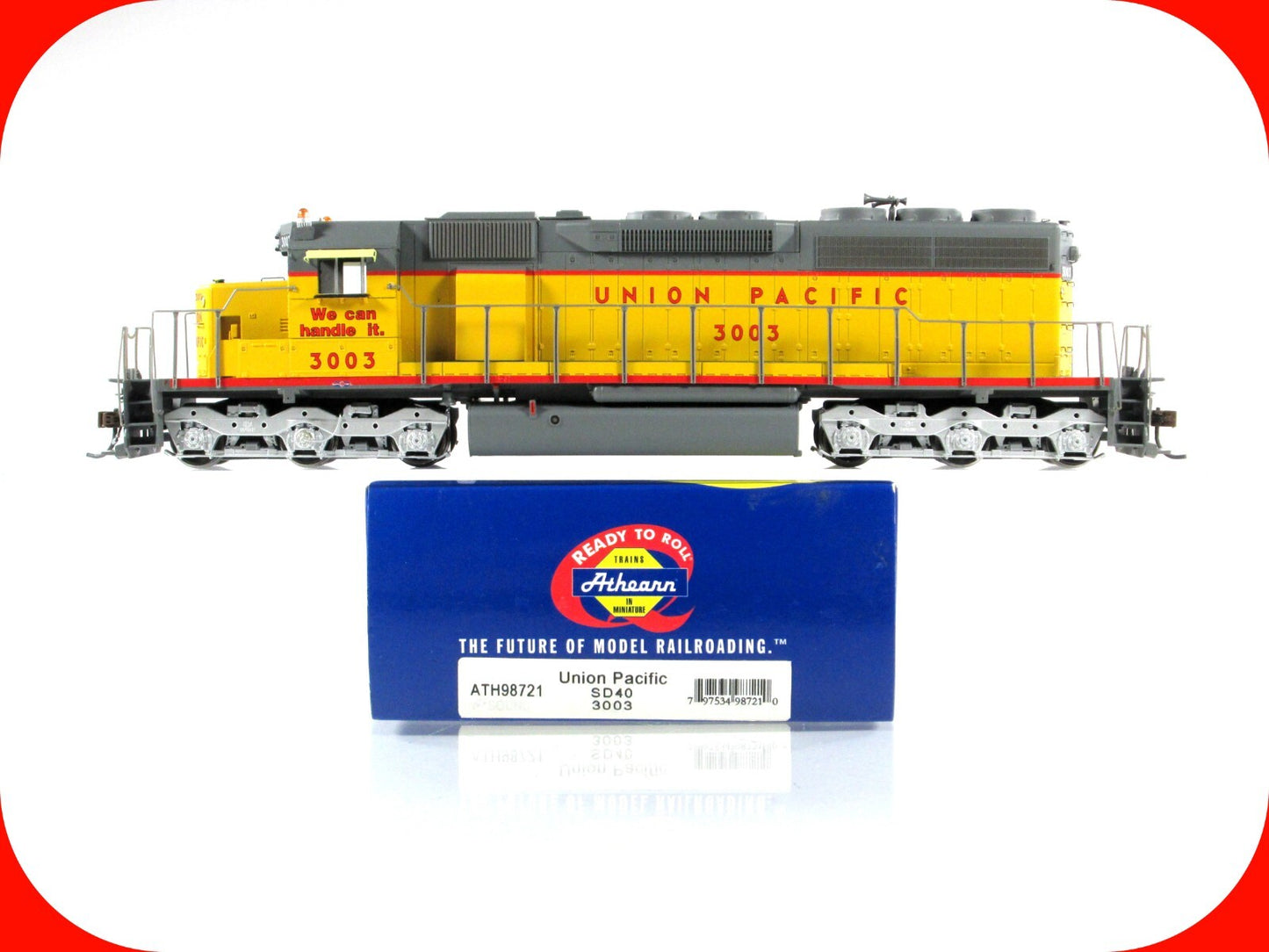 HO Scale ***UNION PACIFIC*** SD40 Locomotive, UP 3003 -Athearn ATH98721, DCC Rdy