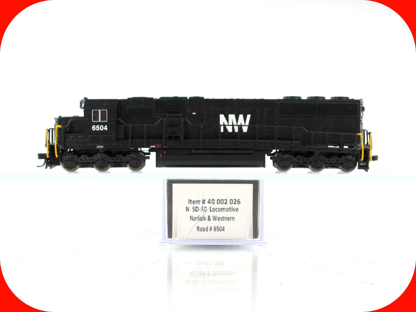 N Scale ***NORFOLK & WESTERN*** SD-50 #6504 - Atlas 40002026, DCC Rdy, Read Desc