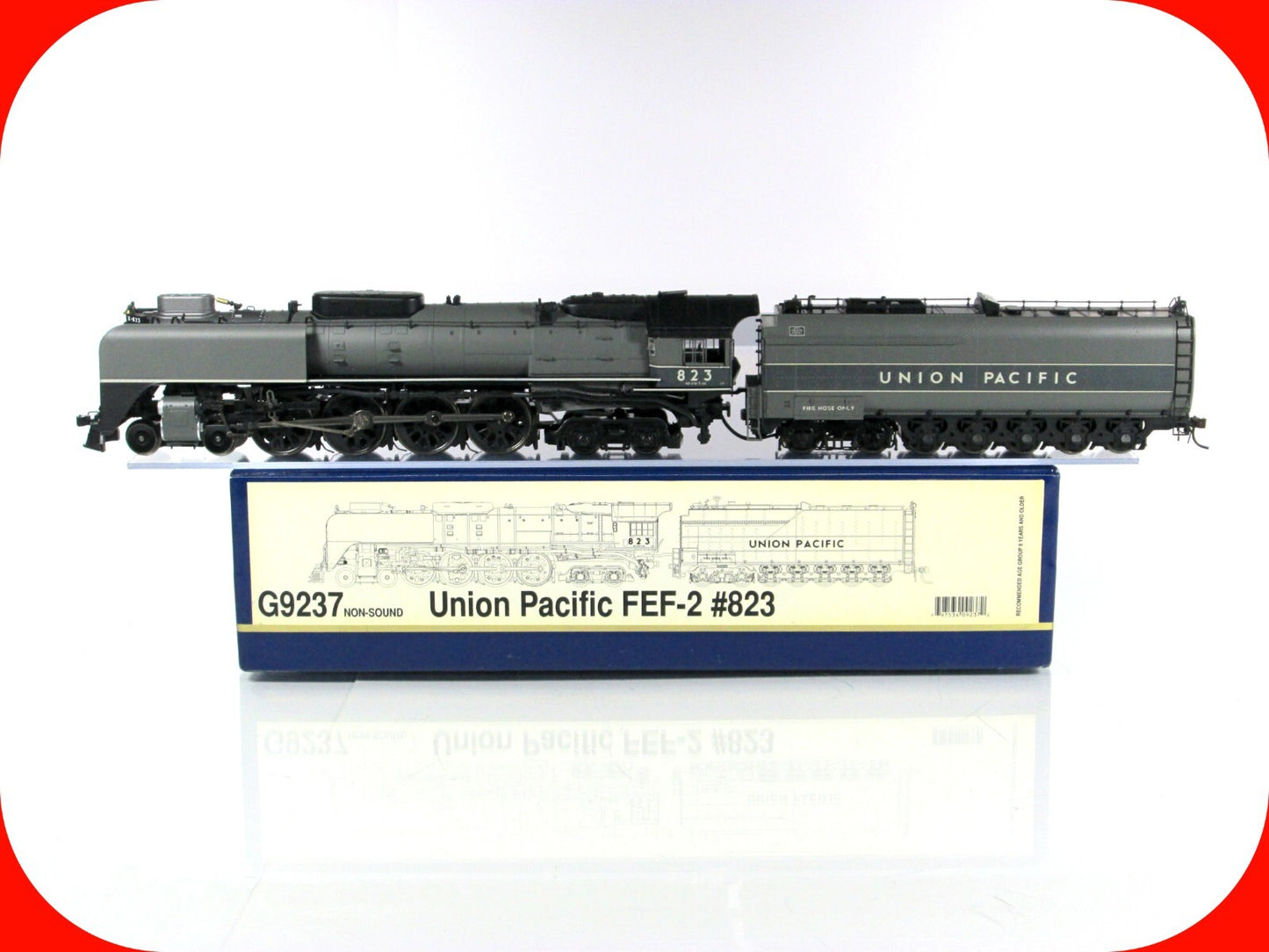 HO Scale **UNION PACIFIC** FEF-2 Northern 4-8-4, UP 823 - Athearn G9237, DCC Rdy