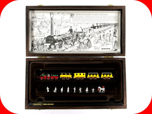 N Scale ***DER ADLER*** Classic 1835 Steam Locomotive & Passenger Set - Minitrix