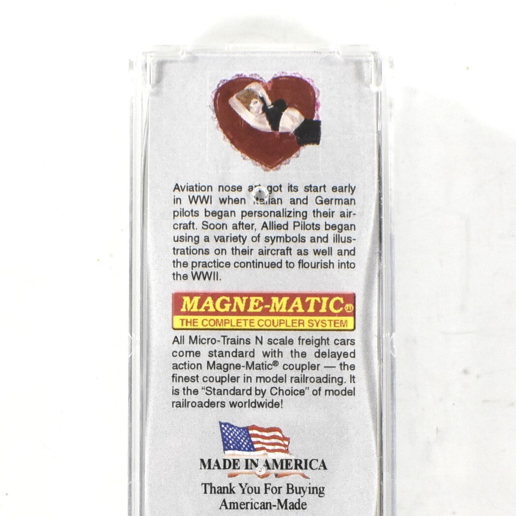 N Scale **ARMY USAAC Flat Car, KENTUCKY BELLE* Container - Micro-Trains 04500509