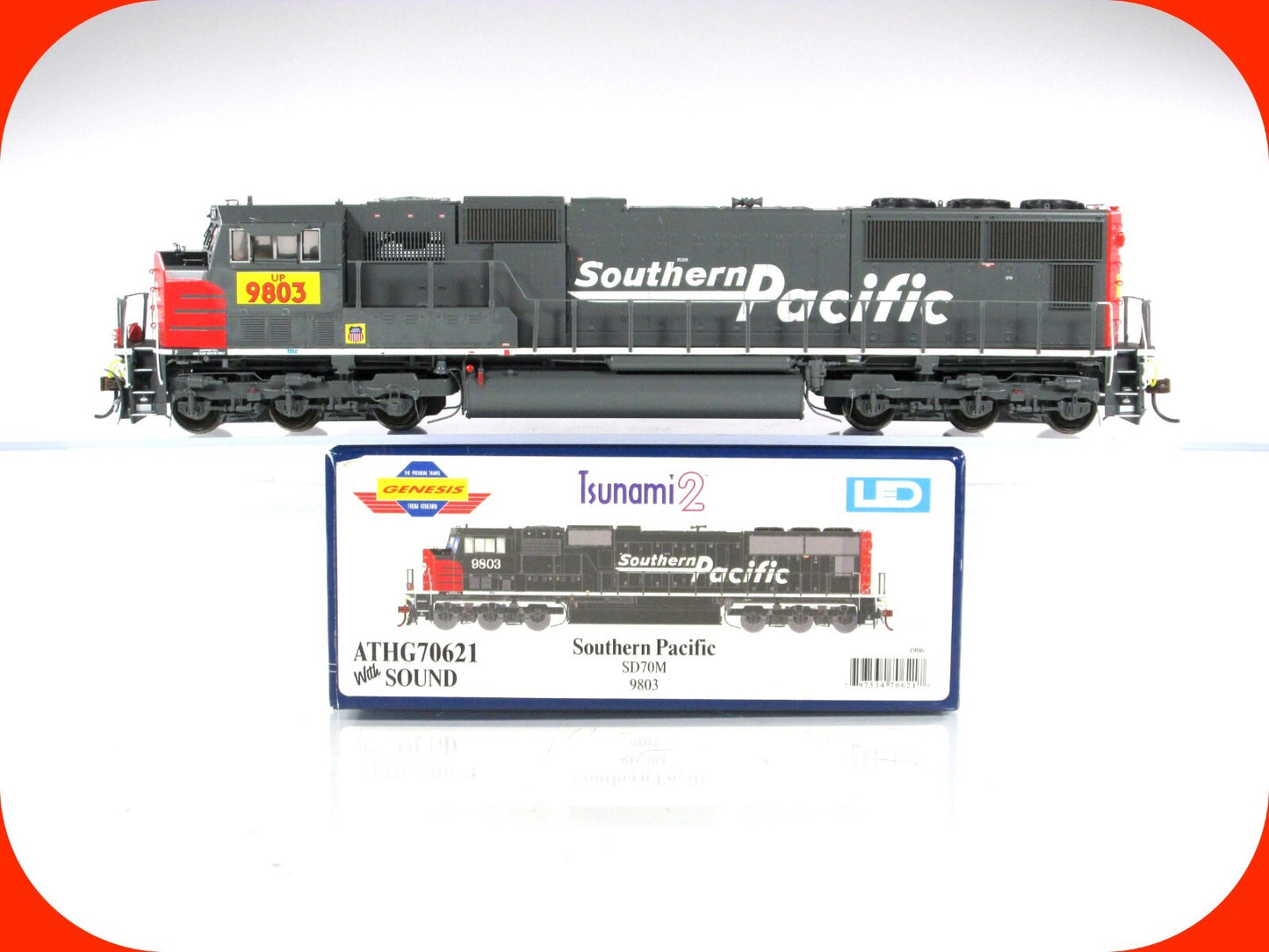 HO Scale *SOUTHERN PACIFIC, UP* SD70M #9803 - Athearn G70621, DCC Tsunami2 Sound