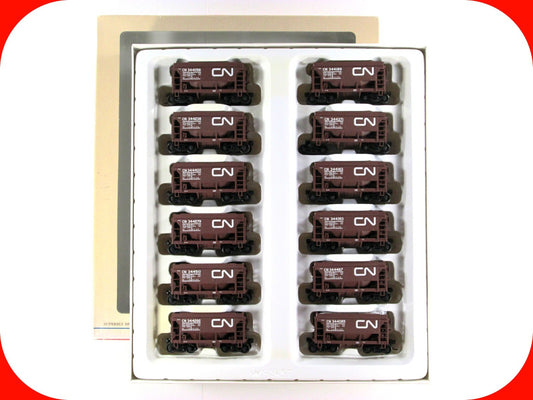 HO Scale **CANADIAN NATIONAL** Taconite Mining Ore Car 12-Set -Walthers 932-4553