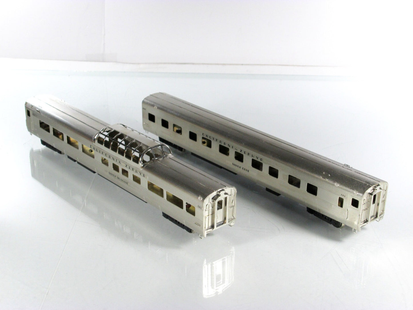 HO Scale BRASS *CALIFORNIA ZEPHYR* Dome, Roomette CB&Q, D&RGW ,Nickel Plate Prod