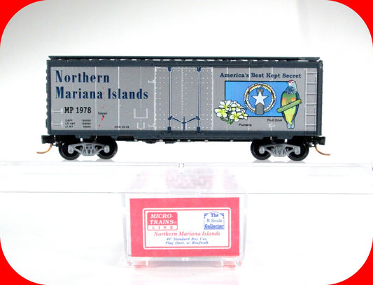 N Scale **NORTHERN MARIANA ISLANDS* Box Car, MP 1978 - Micro Trains Special Run