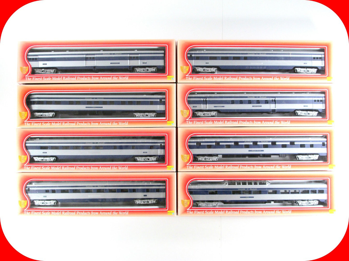 HO Scale ***LOUISVILLE NASHVILLE HUMMINGBIRD*** Passenger 8-Set -IHC 47348 *RARE